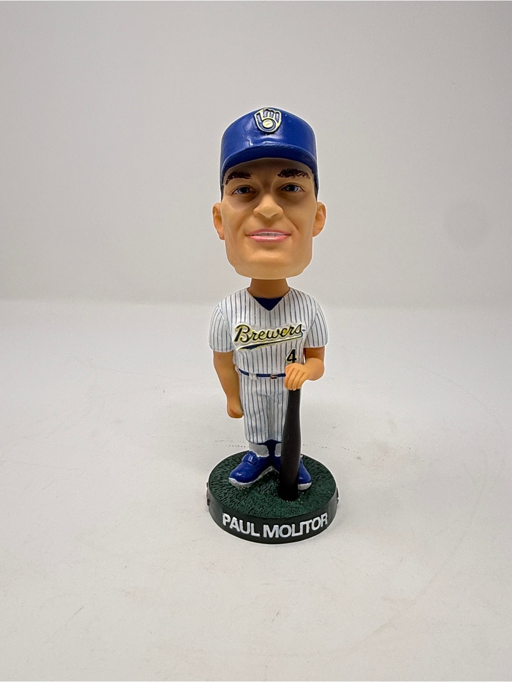 NWT Paul Molitor Brewers Bobblehead - Blue & White Uniform Collectors Edition